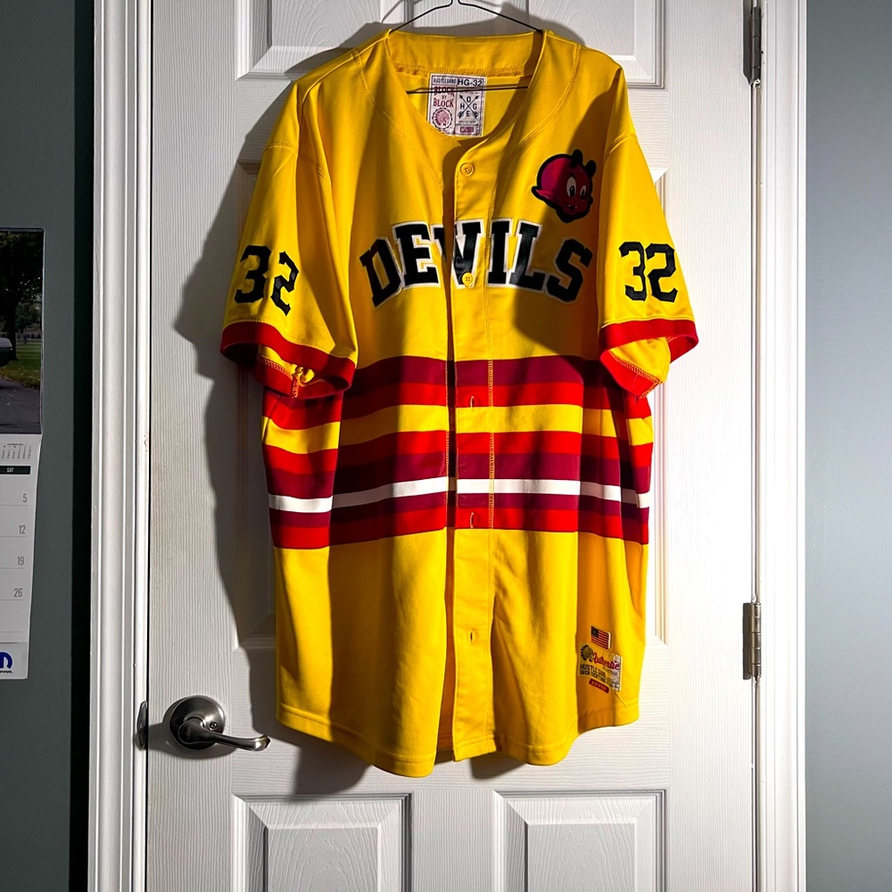Hustle Gang Devils Baseball jersey